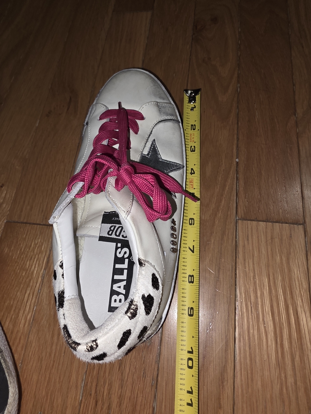 Golden Goose SLIDE Super-Star sneaker LEOPARD SIZE(38/8?)Deluxe Brand Superstars - Picture 11 of 15